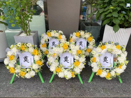 【清明节小花圈】清明带泥带架圆环/31公分/42公分 商品图3