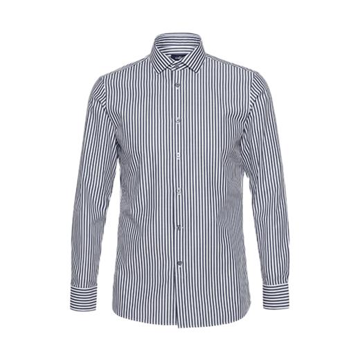 callisto蓝色全棉长袖衬衫 STSTL081C 商品图3