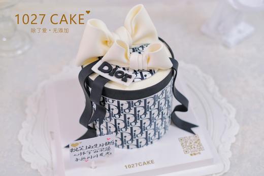 1027CAKE |  网红蛋糕 经典老花 Dior 蝴蝶结 商品图1