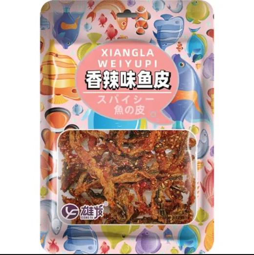 雄发香辣味鱼皮80g 商品图0