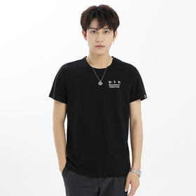 潮流机车图案印花设计合体版型透气全棉短袖T恤衫复古bike半袖款 NMT-2108