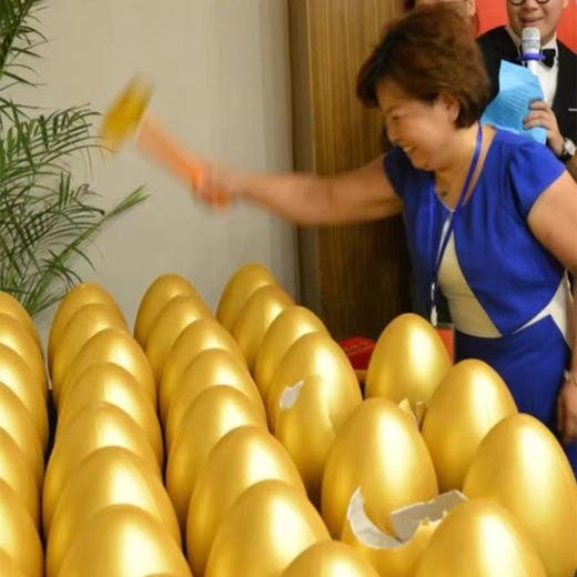 金蛋抽奖道具砸金蛋20cm15cm 1个 开业庆典年会活动创意大金蛋节日商务氛围开业仪式 商品图3