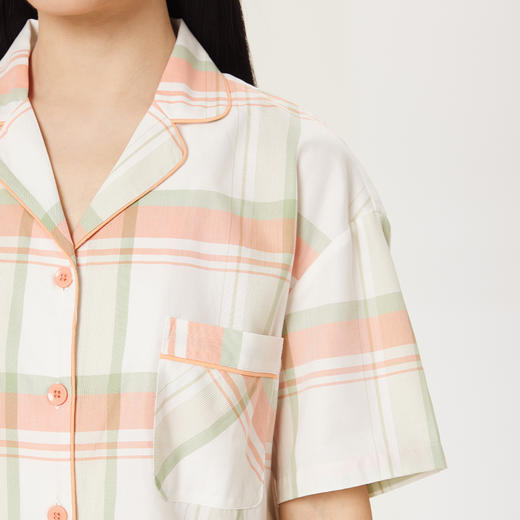 连绵·格纹天丝棉睡衣套装（男/女款） 商品图13