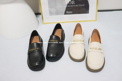 新品牛皮春秋单层一字扣乐福单鞋963B41540（W） 商品图0