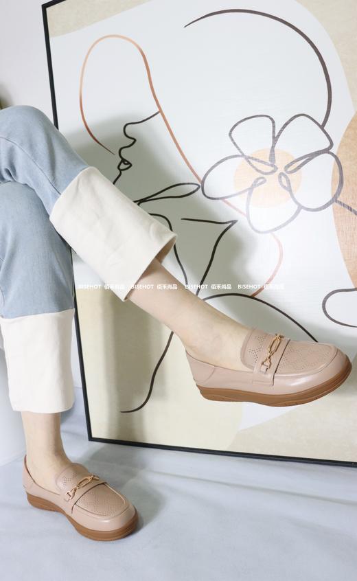 新品牛津底舒适走路轻松牛皮浅口休闲单鞋963B41013（W） 商品图2