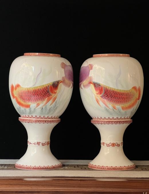 珐琅彩薄胎皮灯《鱼乐年丰》 商品图0