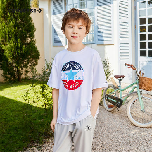 CONVERSE 夏 大童小童 短袖T恤 CNVN-TE-D928 商品图2