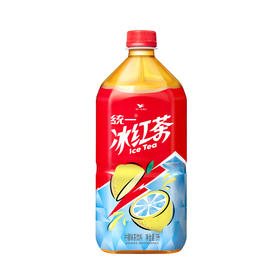 统一冰红茶柠檬味茶饮料1L/瓶