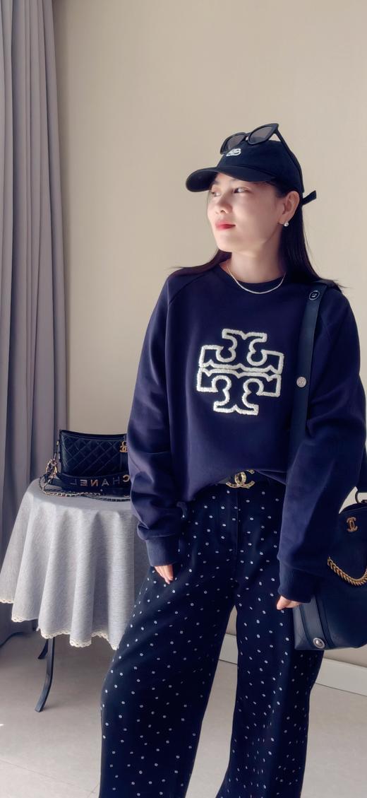 贸易订单捡漏卫衣 原单简洁圆领白搭卫衣 商品图1