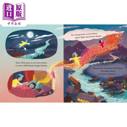 【中商原版】月之子 Carolina Rabei Moon Child 英文原版 儿童绘本 图画故事书 精品绘本 进口图书 3-6岁 小梦想家的睡前故事 商品图3