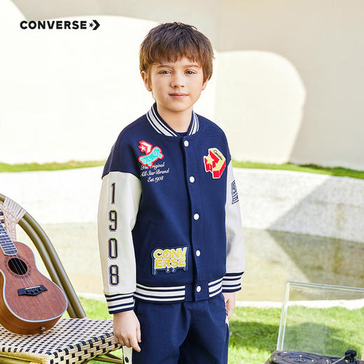 CONVERSE 春 大童小童婴童 夹克 CNVB-LO-D598 商品图4