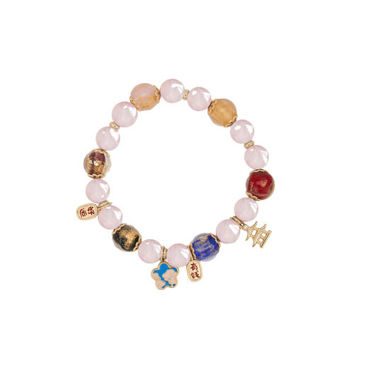 大英博物馆 东方梦境系列 樱花 有钱花 香灰琉璃 手链 生日礼物 送女友 送朋友 闺蜜 商品图4