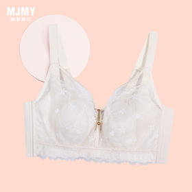 美季美优S双层蕾丝无钢圈水晶杯文胸W452B02