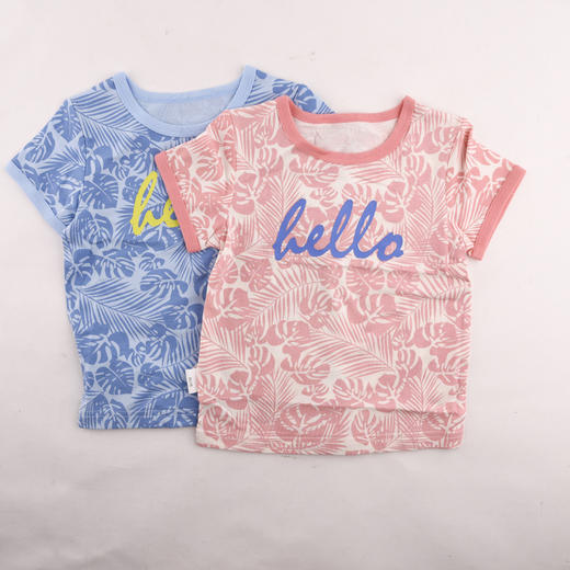 棉果果夏季男女童套头T恤M212140219295 商品图0