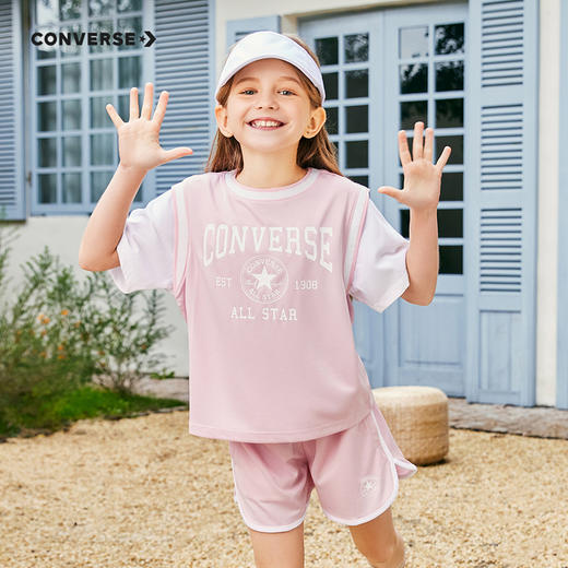 CONVERSE 夏 大童小童 短袖套装 CNVG-KS-D951 商品图5