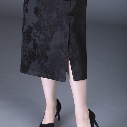 TZF-中国风旗袍式半身裙直筒包臀裙显瘦 商品图8