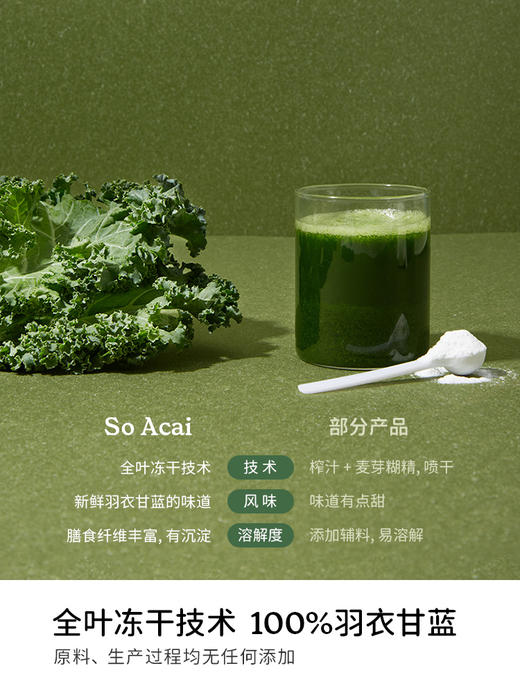 SoAcai 冻干羽衣甘蓝粉60g 商品图3