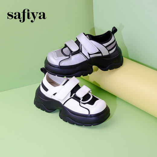 超值精选 | Safiya/索菲娅2024春夏透气软底百搭魔术贴凉鞋SF33912271 商品图3