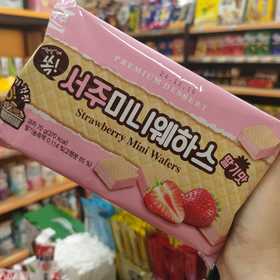 미니웨하스 딸기70g