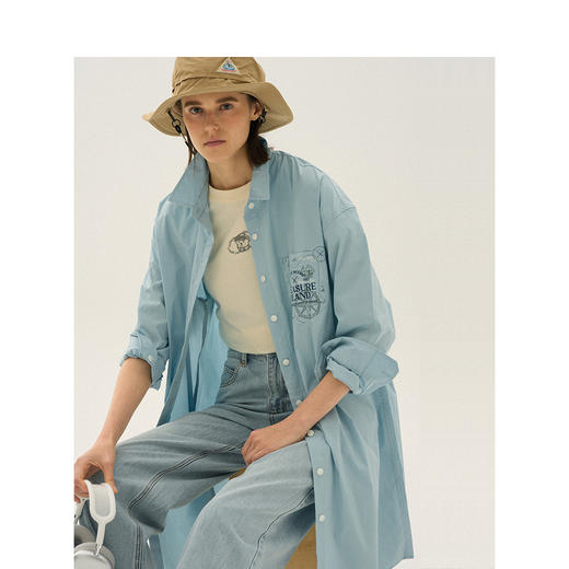 TeenieWeenie小熊衬衫女夏季女装TTYW246405N 商品图1