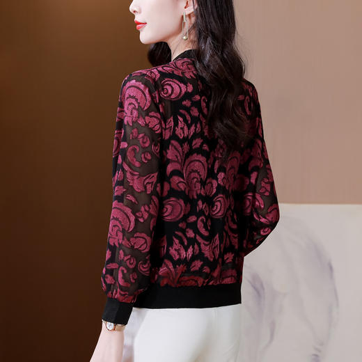 KQL765G122夹克外套春夏高贵洋气防晒休闲女装棒球服上衣 商品图3