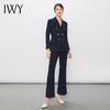 IWY/藏青色西装套装职业装高级西服外套女气质通勤商务工作服面试正装C13102+P31356 商品缩略图4