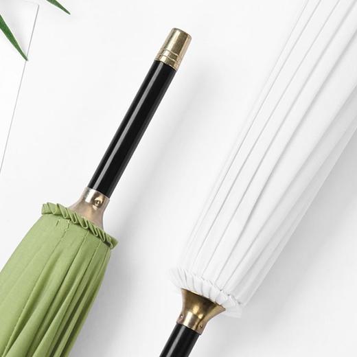 美立方 时尚皮革弯柄礼品晴雨伞 商品图2