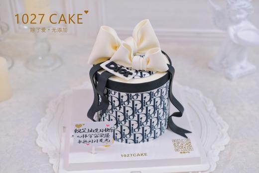 1027CAKE |  网红蛋糕 经典老花 Dior 蝴蝶结 商品图0