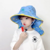 前佳QIANJIA儿童遮阳帽夏薄款大檐遮阳帽男孩防紫外线新款太阳帽女防晒渔夫帽 商品缩略图2