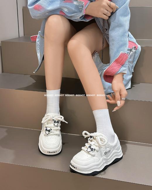 新品厚底真皮波浪底百搭休闲鞋997B41519（W） 商品图1