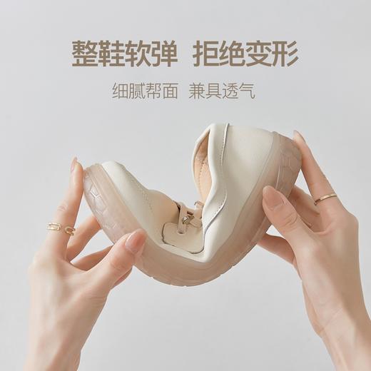 ZHR则则简约舒适平底小白鞋女2024新款厚底韩版运动鞋ins百搭女鞋休闲鞋子 商品图11