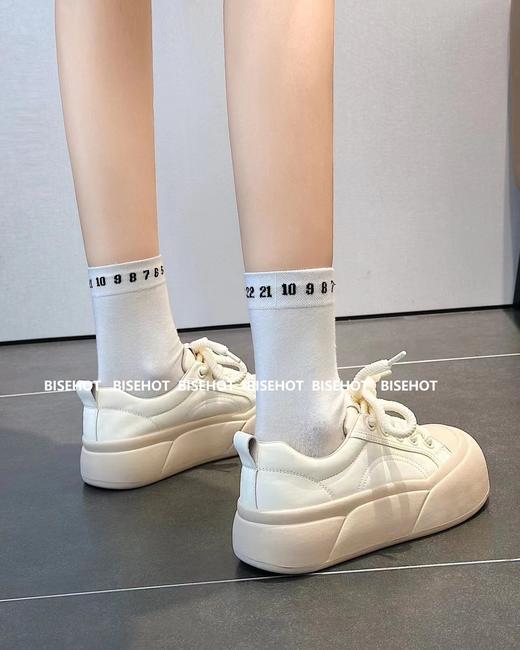 新品真皮厚底百搭休闲面包鞋997B41521（W） 商品图1