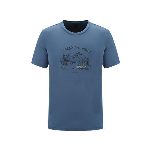 探路者男式棉短袖T恤TAJJAL81561 商品图0