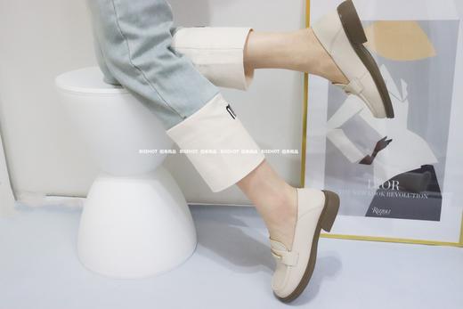 新品牛皮春秋单层一字扣乐福单鞋963B41540（W） 商品图6