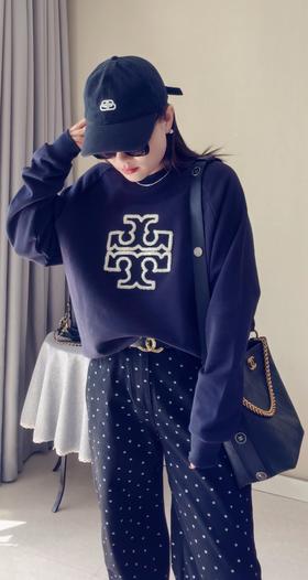 贸易订单捡漏卫衣 原单简洁圆领白搭卫衣