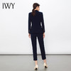 IWY/藏青色西装套装职业装高级西服外套女气质通勤商务显瘦工作服面试C13102+P11356 商品缩略图3