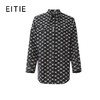EITIE爱特爱春季新款时尚复古通勤百搭显瘦印花衬衫7709404 商品缩略图5