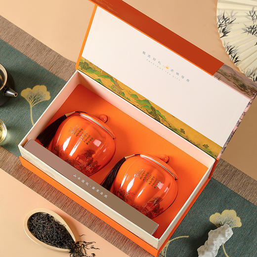 【万事如意】去寻武夷山原产 特级正山小种 红茶礼盒装 净含量250g 商品图4