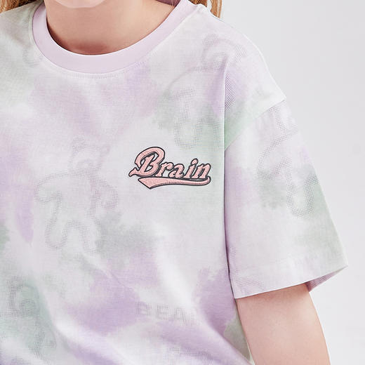 笛莎Deesha T恤2024夏季新款时尚扎染满印短袖T恤 商品图3