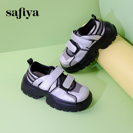 超值精选 | Safiya/索菲娅2024春夏透气软底百搭魔术贴凉鞋SF33912271 商品图2