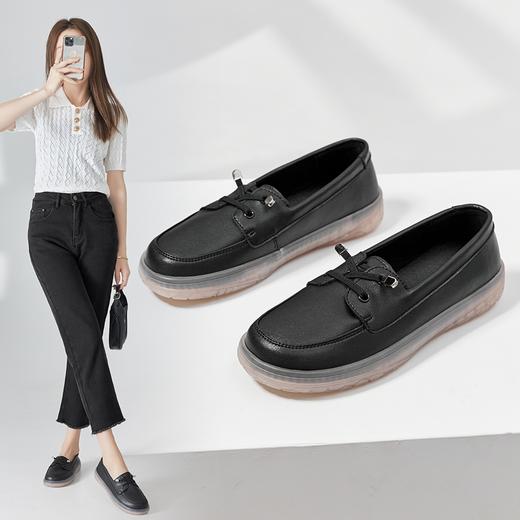 ZHR则则简约舒适平底小白鞋女2024新款厚底韩版运动鞋ins百搭女鞋休闲鞋子 商品图4