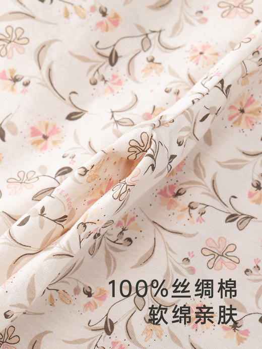 英氏儿童裤子夏季纯棉防蚊裤女童户外休闲裤2024新款YRKCJ1Q276A 商品图3