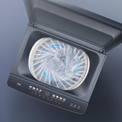 TCL10KG直驱变频洗衣机 直驱变频电机更安静 飞瀑洗 除螨洗 桶自洁 B100P3-DP（线下同款） 商品图6