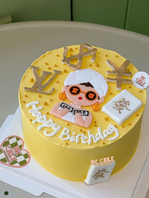 富婆滴胶玩具装饰蛋糕 商品图0