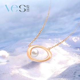 水滴豆豆珍珠银925套链