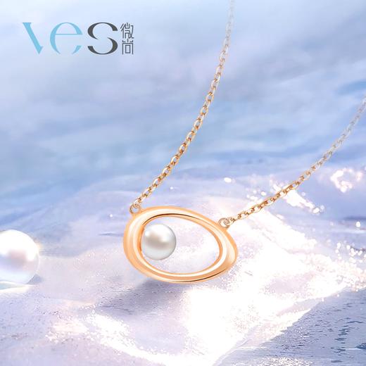 水滴豆豆珍珠银925套链 商品图0