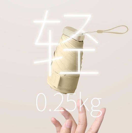 迷你便携六折晴雨遮阳伞防紫外线黑胶防晒太阳伞女卡包伞 商品图5