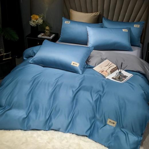 【现货直发】2026春秋60S天丝四件套床单被罩纯色可裸睡备货充足 商品图1