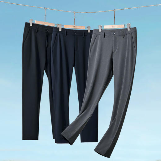[轻旅系列]五代防滑弹力腰四季休闲出行裤245A0C805N 商品图7