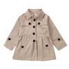 女童连帽可拆卸风衣外套春秋中长款洋气英伦风上衣80-155cm 商品缩略图3